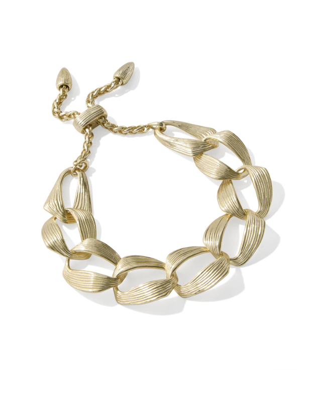 Gold Plated Kira Chain Bracelet by Kendra Scott
