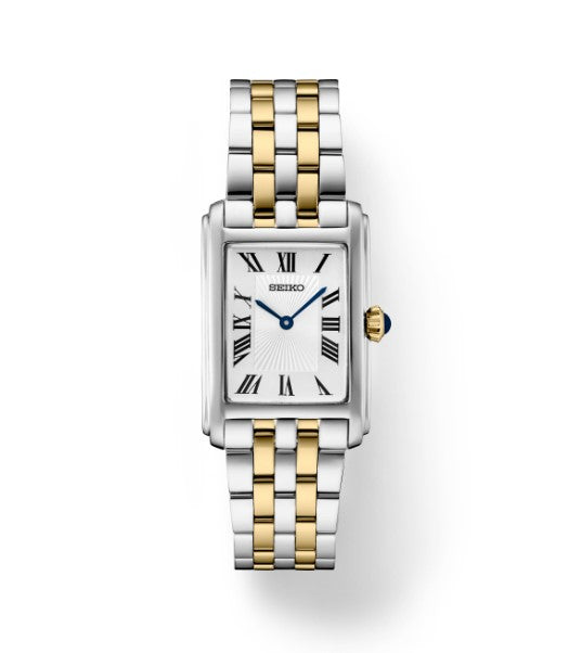 Essentials SS TT Quartz White Dial