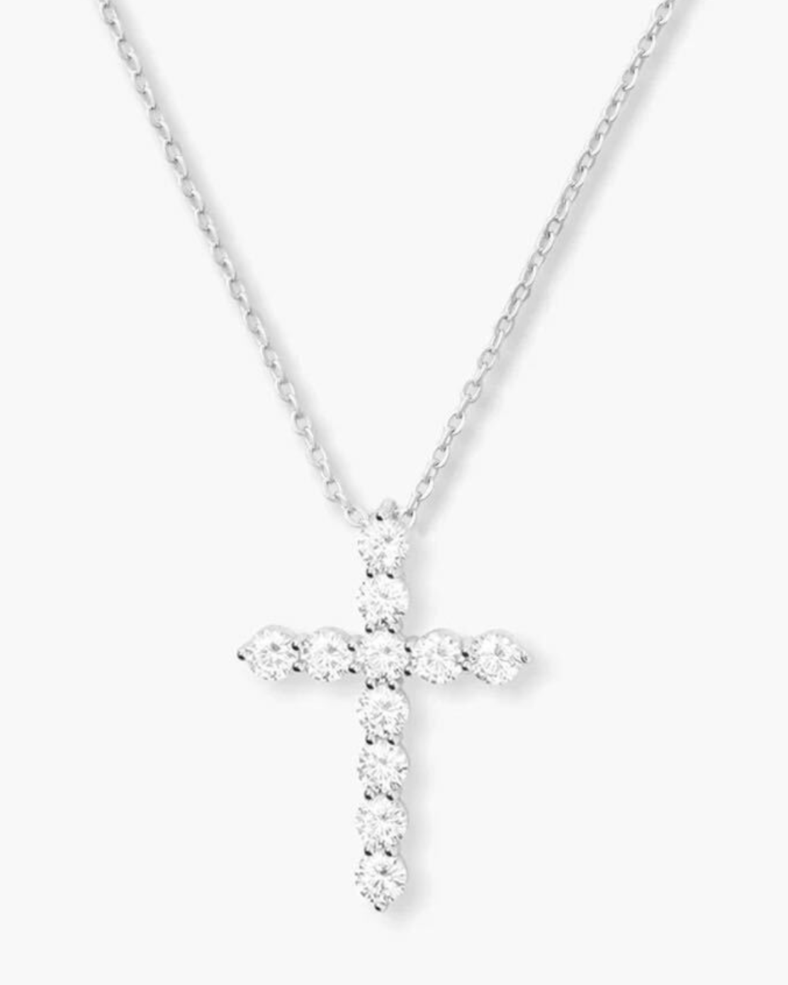 Silver Plated Oh She Fancy Cross Pendant by Melinda Maria
