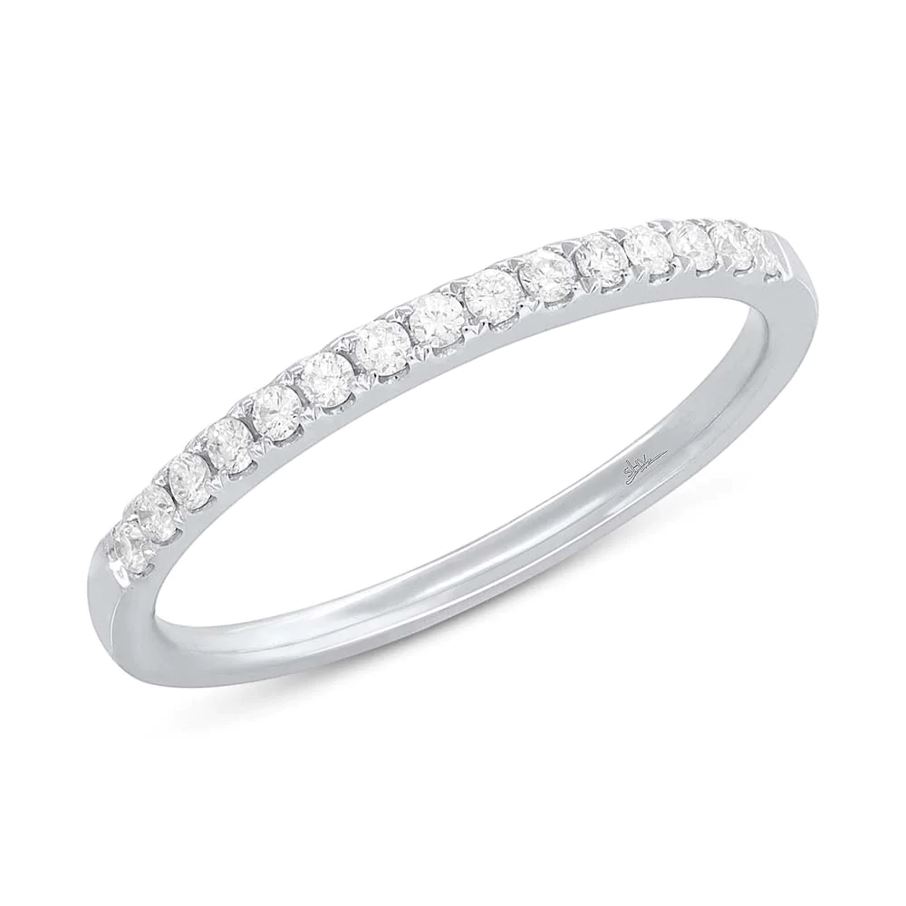 14K WG 1/5cttw Diamond Lady's Band by Shy Creation